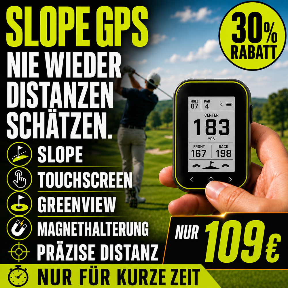 Golf GPS Entfernungsmesser – GPS Golf Entfernungsmesser mit Touchscreen