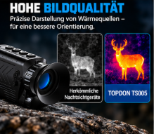 TS005 Wärmebildkamera für Jagd und Wildbeobachtung