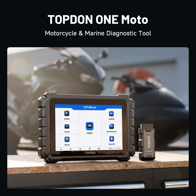 ONE Moto Diagnosegerät für Motorrad, ATV & Marine