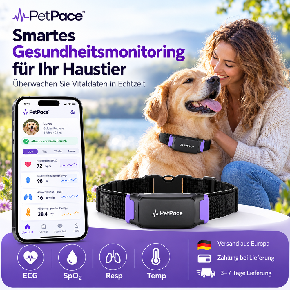GPS Tracker für Hunde mit Aktivitätsüberwachung und App