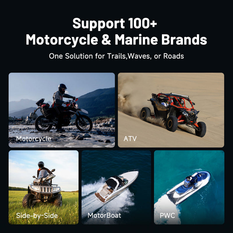 ONE Moto Diagnosegerät für Motorrad, ATV & Marine