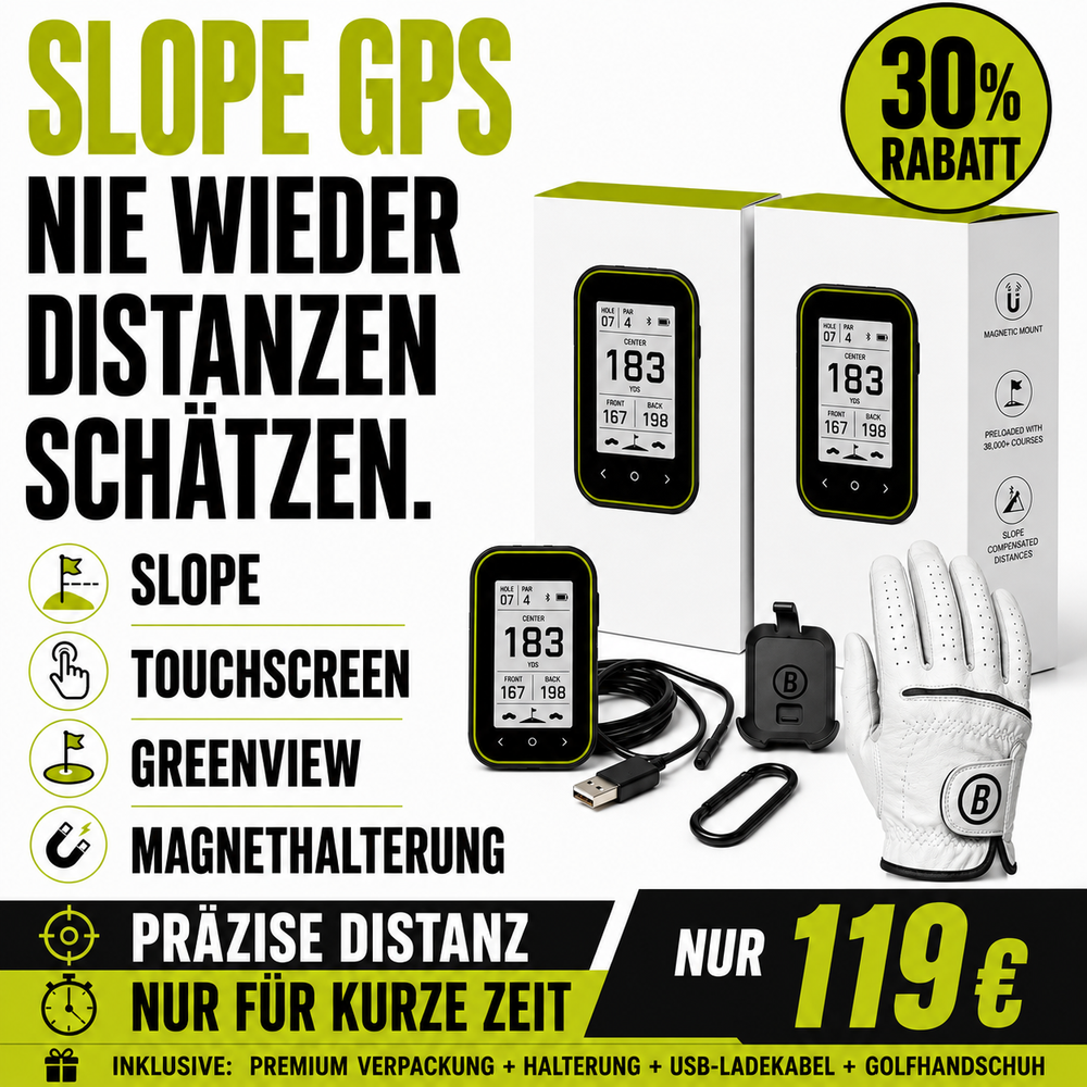 Golf GPS Entfernungsmesser – GPS Golf Entfernungsmesser mit Touchscreen
