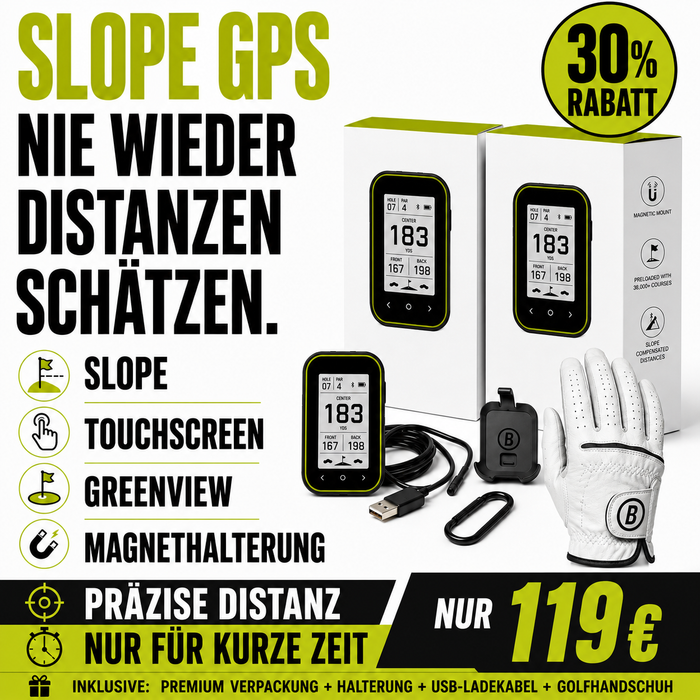 Golf GPS Entfernungsmesser – GPS Golf Entfernungsmesser mit Touchscreen