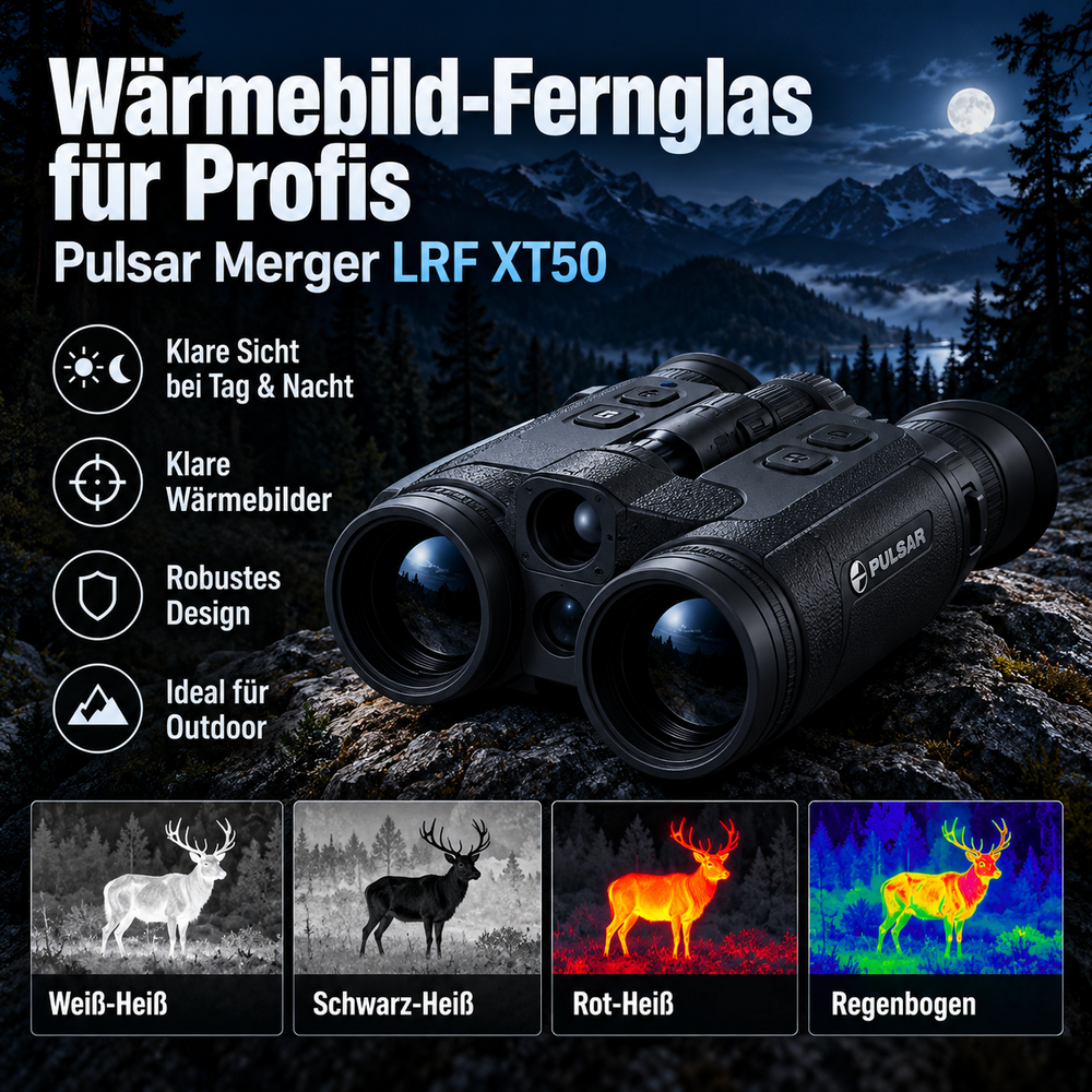 Pulsar Merger LRF XT50 Wärmebild-Fernglas für Profis