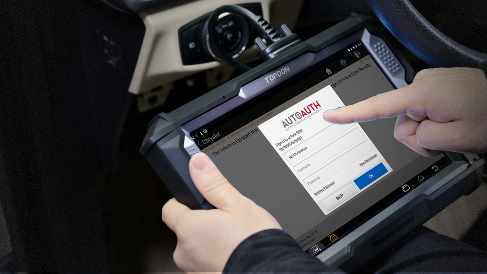 Professionelles Kfz-Diagnosegerät mit Remote-Funktion